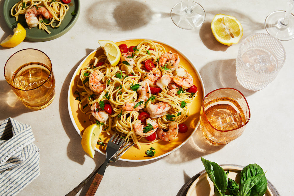 Garlic Shrimp Pasta