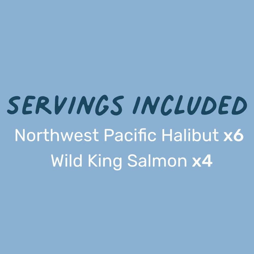 
                  
                    Halibut + King Salmon Combo Box (10 x 5oz servings)
                  
                