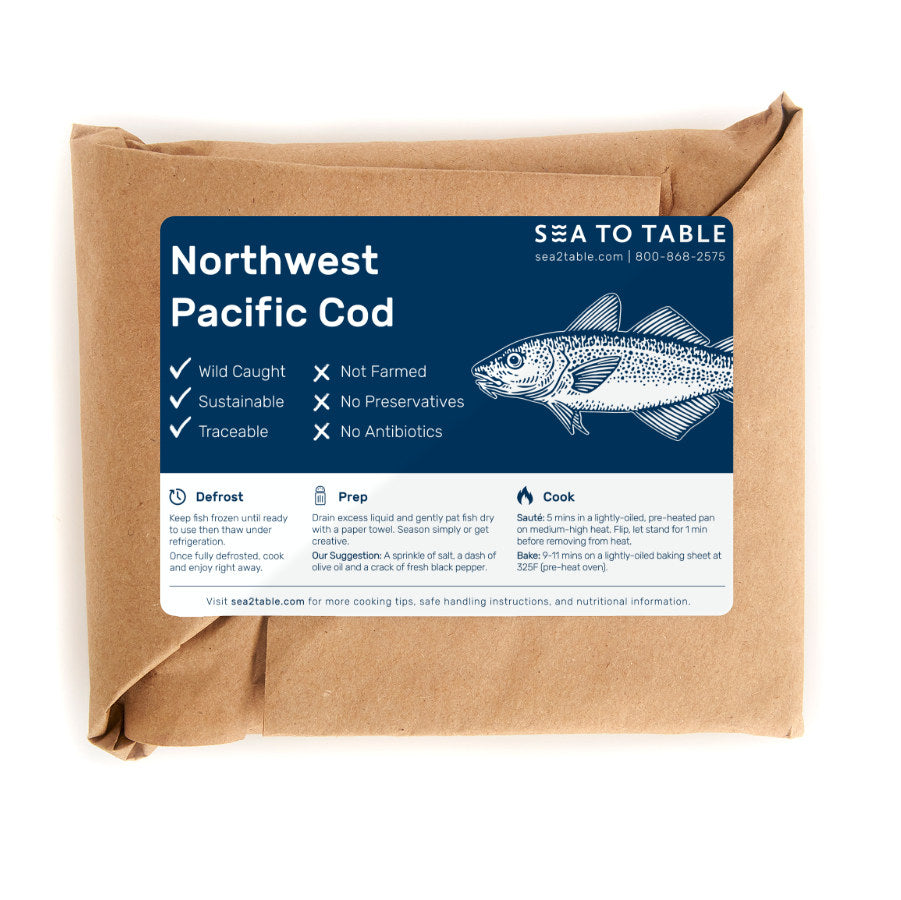 Northwest Pacific Cod (2 x 6oz servings)