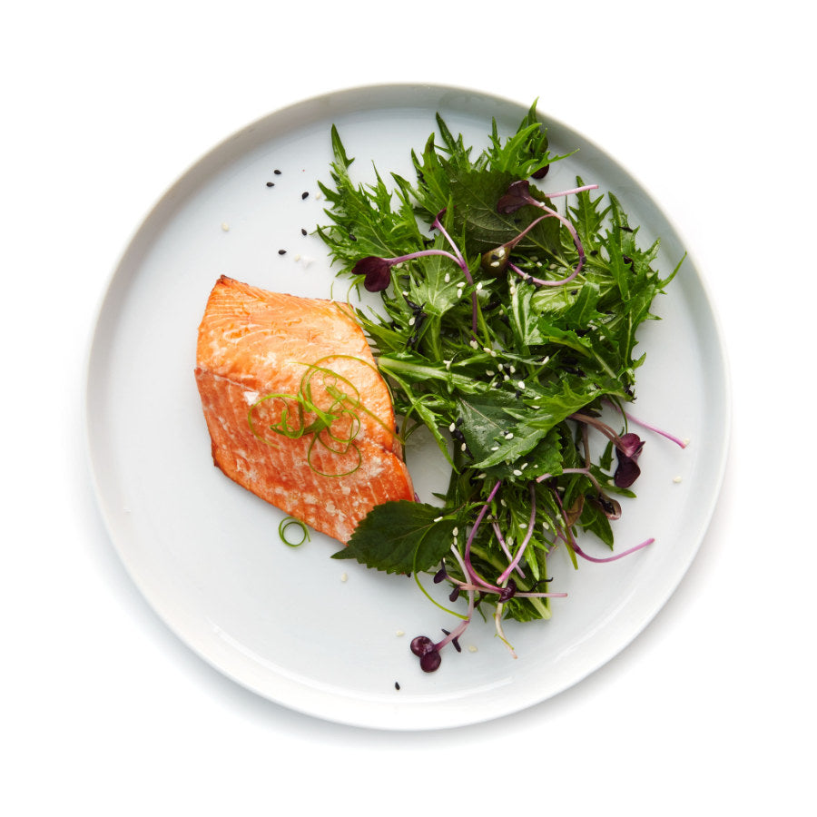 coho plated Seafood