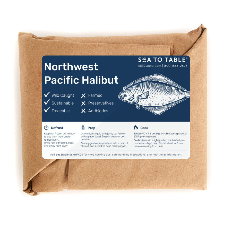 Northwest Pacific Halibut (2 x 5oz servings)