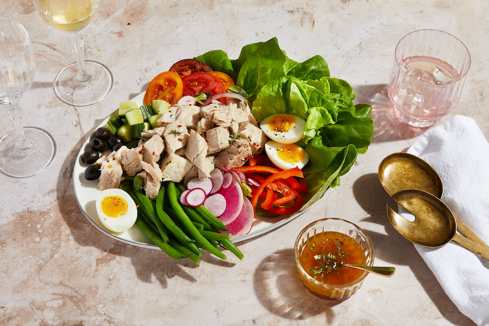 Salade Niçoise with Olive Oil-Poached Albacore Tuna